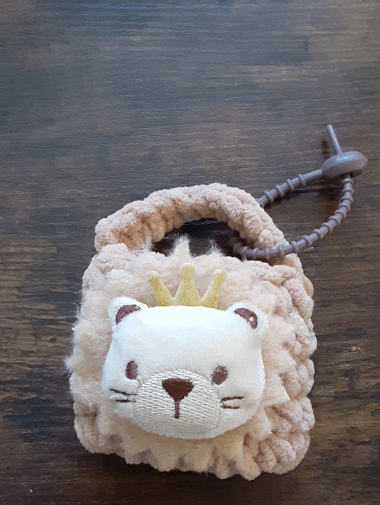 Other - Crochet Beige And Brown Lion Bag Charm